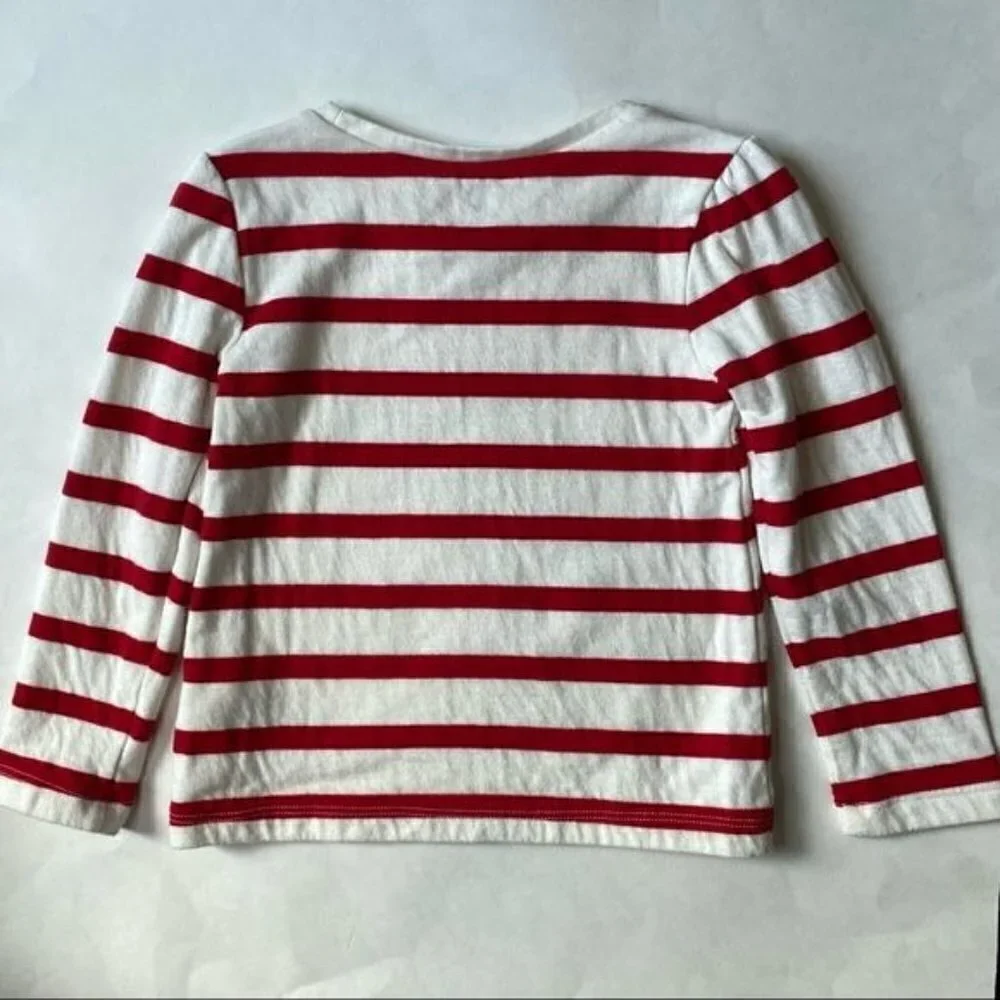 Gap Snowflake Striped Long Sleeve Top 3